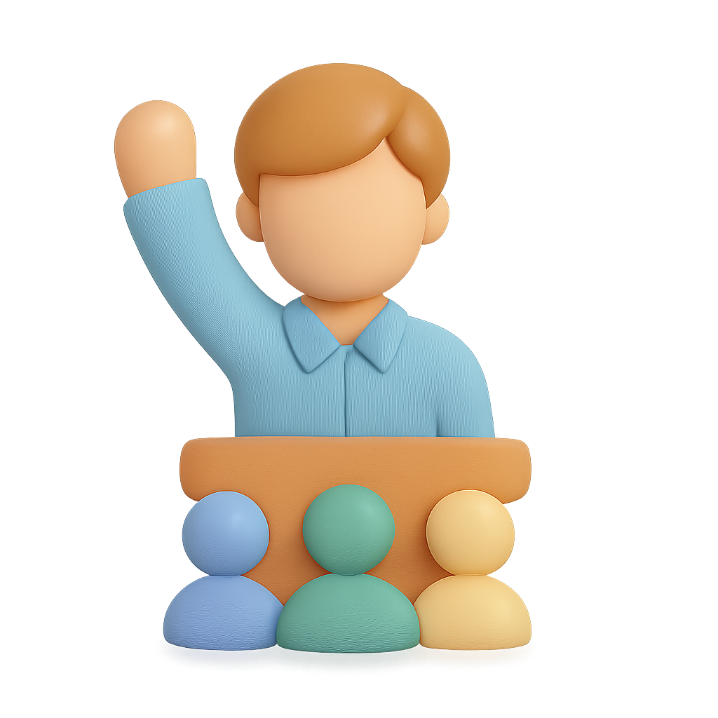 Youth leadership program icon